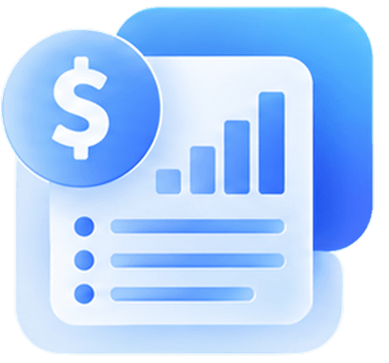 Personal financial plan icon